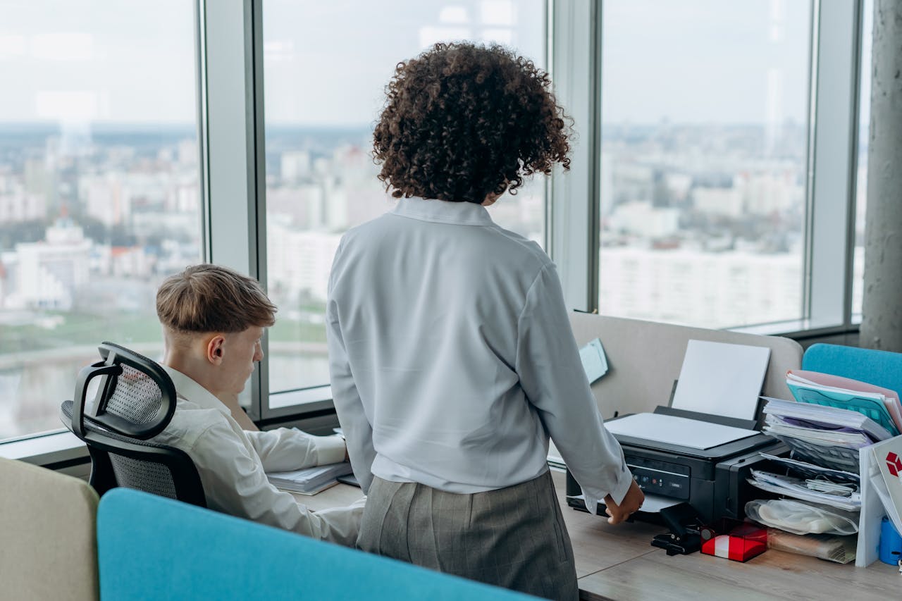 pexels-mikhail-nilov-8297569 Office Machine Specialists Copier Repair Services